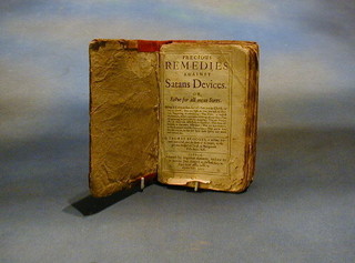 1 vol. "Precious Remedies Against Satan's Devices or Slave For All Men's Souls" 1652, half leather bound