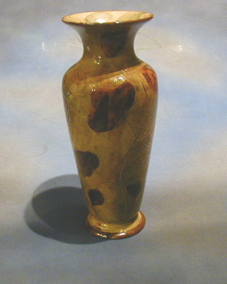 A Royal Doulton vase decorated Autumn leaves, the base marked Royal Doulton and impressed 7559 15"