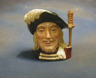 A Royal Doulton character jug "Aramis" base marked D6441