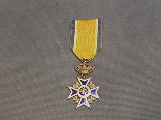 A breast badge of The Netherlands Order of the Orange Nassau Civil Division