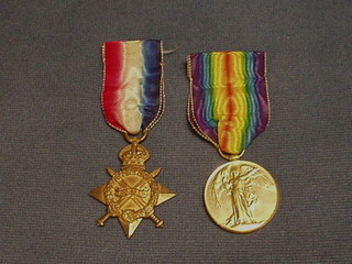 A pair 1914-15 star and Victory medal to 2nd Lieutentant C N Cheetham