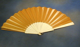 A 19th Century ivory fan