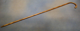 A wooden walking stick