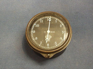 A Smiths 8 day car clock, the dial marked H -88.514, 4"