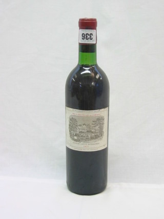 A bottle of 1971 Chateau Lafite-Rothschild