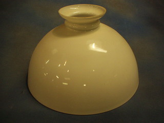 2 opaque glass light shades