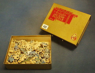 A Victory plywood jigsaw puzzle, boxed