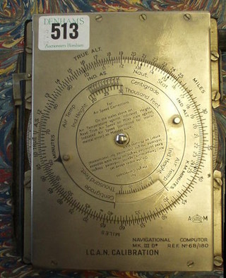 A WWII Air Ministry navigational computer Mk 3D