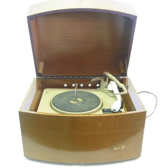 A Pye black box record player