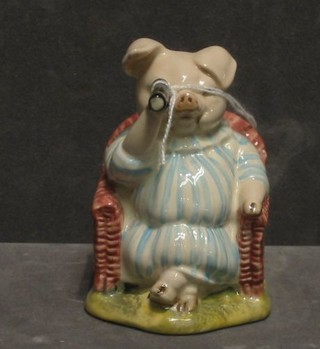 A Beswick Beatrix Potter figure "Little Piglet Robinson Spying" 1987
