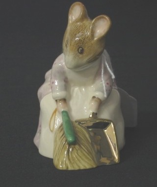 A 1997 Beswick Beatrix Potter figure "Hunca Munca Sweeping"