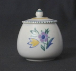 A modern circular Poole Pottery preserve jar, the base marked Poole England, 4"