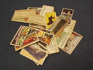 A collection of 1950's weighing machine tickets