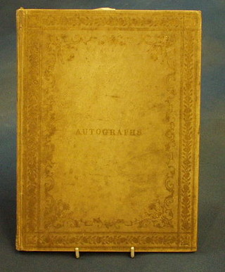 A Victorian album of letters from statesmen etc including Lieutenant General Sir Arthur Fellon, Admiral M Ashley, William Lambert 2nd Viscount Melbourne, Bishop of Rochester, George Hamilton and others