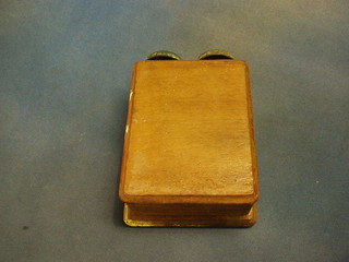 A 19th/20th Century wooden cased telephone bell box