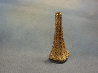 A Martinware specimen vase, the base incised Martin Southil 1920 5" (slight chip to rim)