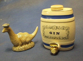 2 Wade spirit decanters "Scotch and Gin", a Wade ashtray decorated a seated deer (f and r), 3 Wade tortoises boxed and a Beswick Peter Thomas miniature in the form of Loch Ness Monster