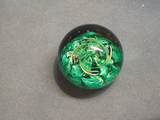 A Caithness  Seaform paperweight, boxed