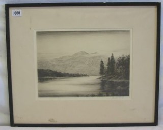 Johnstone Baird, an etching "Loch Katarine" 9" x 12"