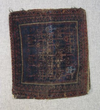 A Belouch saddle bag rug 24" x 20"