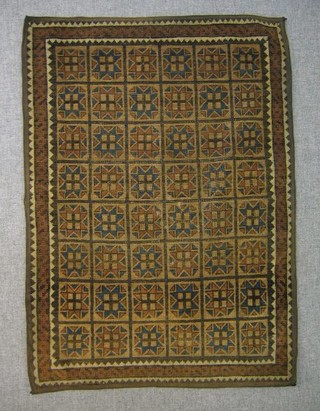 A "Yomut Stam" rug 47" x 33" (some wear)