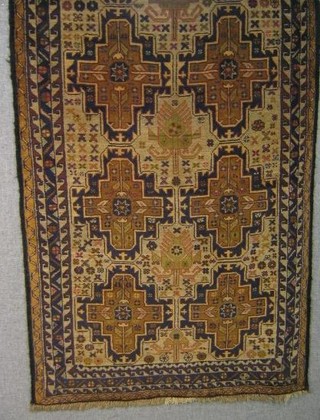 A contemporary Hirathi rug, 79" x 43"