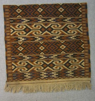 A contemporary Kelim rug 73" x 42"