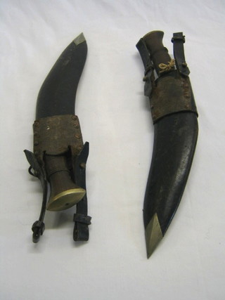 A pair of Kukri knives