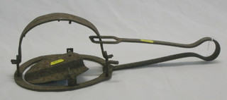 An old iron pole trap