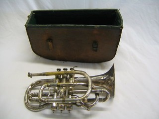 A "silver" cornet by W D Cubitt & Sons London
