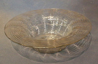 A Victorian pressed glass 1887 Coronation dish 10"