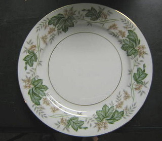 A 92 piece Noritake china dinner/tea service comprising 2 oval meat plates, twin handled oval dish, sauce boat, twin handled lidded vegetable tureen, twin handled lidded butter dish, 12 dinner plates, 12 soup bowls, 12 side plates, 12 tea plates, 12 pudding bowls, cream jug, teapot, 12 cups and 12 saucers