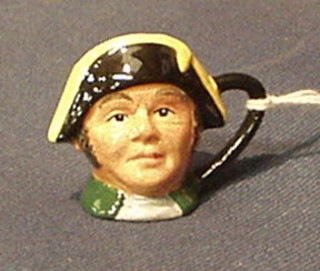 A Royal Doulton tiny character jug "Mr Bumble" D6686