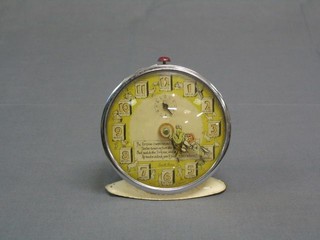A childs Smiths alarm clock "The Tortoise and the Hare"