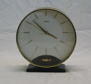 A 1950's Continental mantel clock by Hettich