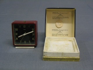 A 1950/60's Ors alarm clock contained in original cardboard case