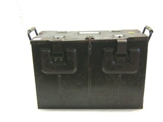 A WWII ammunition box marked B166 II 1940