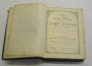 1 vol. "The Selected Works of John Bunyan 1871" leather bound