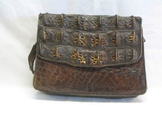 A lady's crocodile handbag