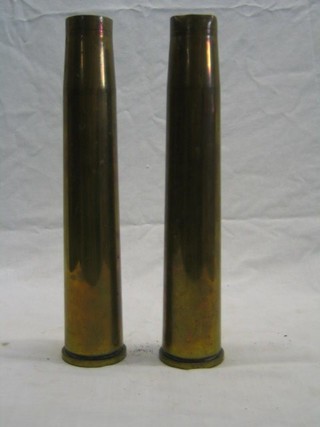 2 WWII anti aircraft shell cases