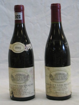 2 bottles of 1995 Savigny-Les Beaune Premier Cru Les Lavieres