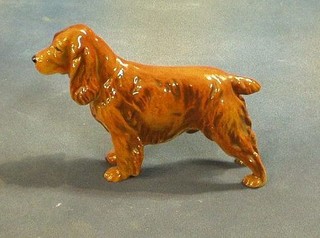 A Goebal figure of a standing Spaniel the base incised CH623 8"