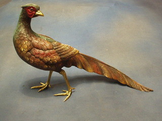 A resin figure of a cock pheasant 15"