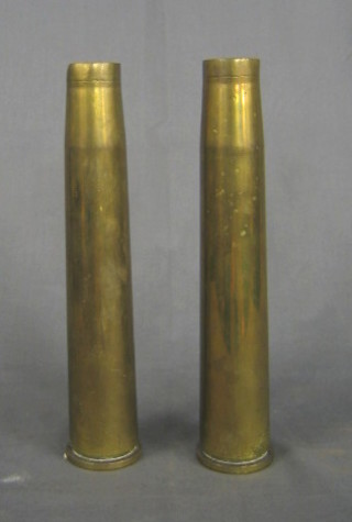 2 WWII anti aircraft shell cases