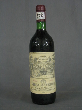 A bottle of 1980 Villa Antinora Chianti Classico