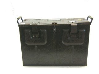 A WWII ammunition box marked B166 II 1940