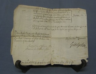 A Georgian document and 4 letters