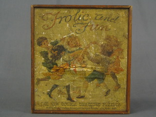 A Frolic and Fun - The New Double Sided Disected Jigsaw, boxed