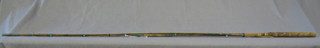 A Hardy 2 piece wooden fishing rod