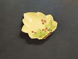 A Carltonware leaf shaped dish 4"